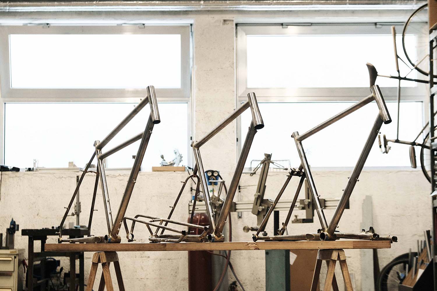 Handcrafted bike building